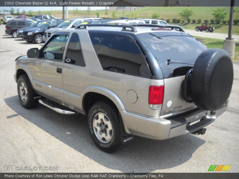 Light Pewter Metallic / Graphite 2003 Chevrolet Blazer LS 4x4