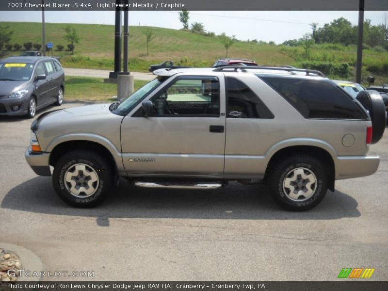 Light Pewter Metallic / Graphite 2003 Chevrolet Blazer LS 4x4