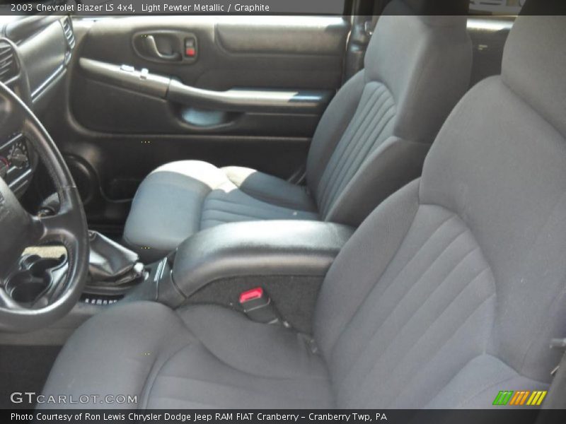 Light Pewter Metallic / Graphite 2003 Chevrolet Blazer LS 4x4