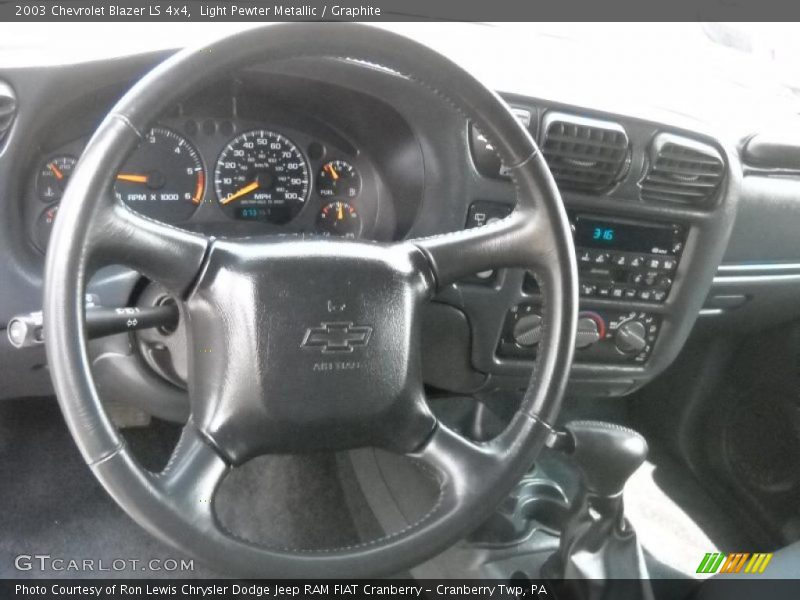 Light Pewter Metallic / Graphite 2003 Chevrolet Blazer LS 4x4