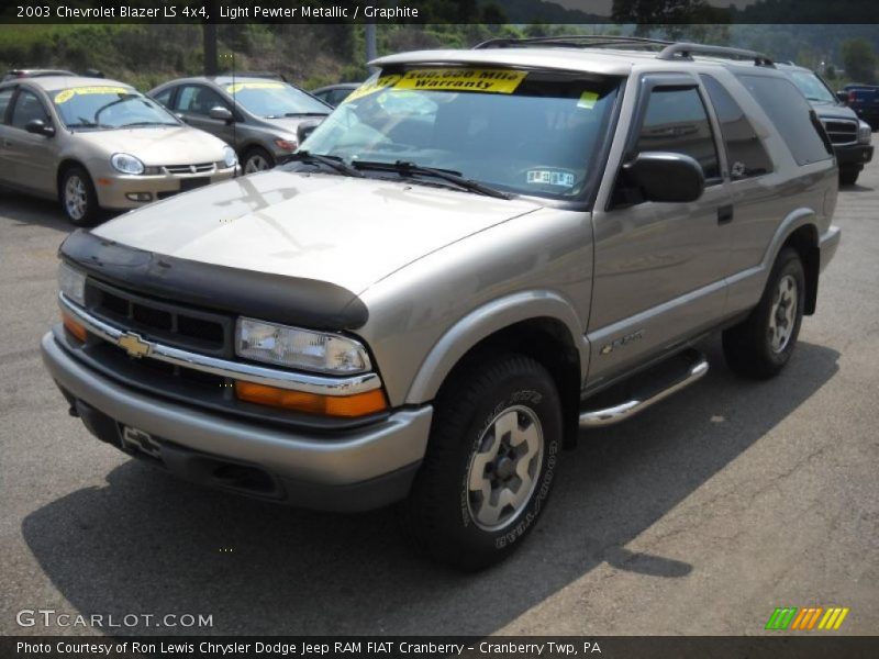 Light Pewter Metallic / Graphite 2003 Chevrolet Blazer LS 4x4