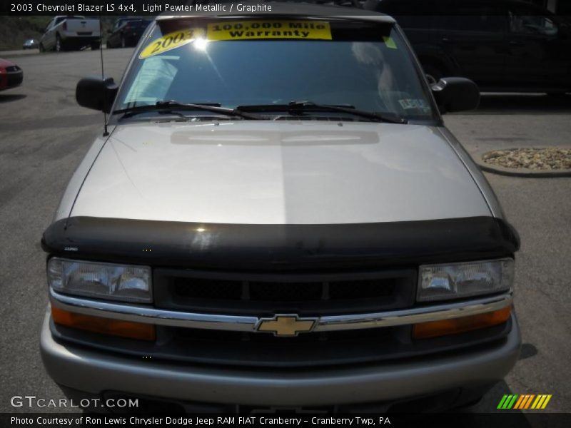 Light Pewter Metallic / Graphite 2003 Chevrolet Blazer LS 4x4