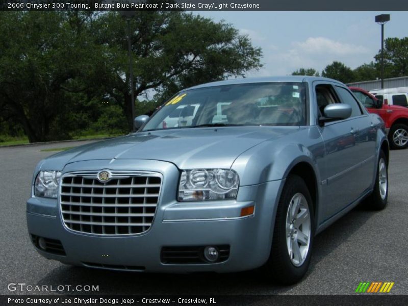 Butane Blue Pearlcoat / Dark Slate Gray/Light Graystone 2006 Chrysler 300 Touring