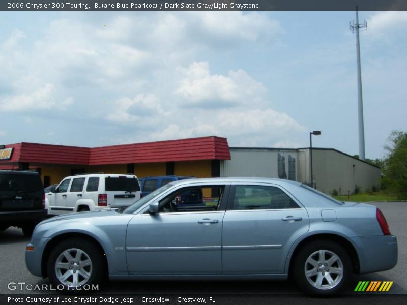 Butane Blue Pearlcoat / Dark Slate Gray/Light Graystone 2006 Chrysler 300 Touring