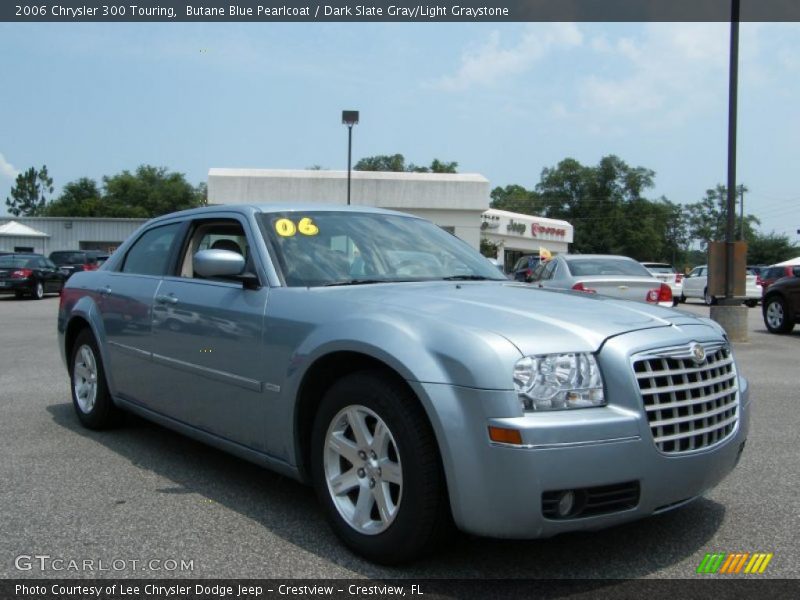 Butane Blue Pearlcoat / Dark Slate Gray/Light Graystone 2006 Chrysler 300 Touring