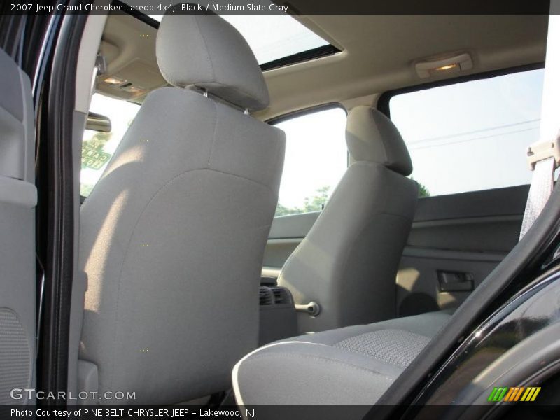 Black / Medium Slate Gray 2007 Jeep Grand Cherokee Laredo 4x4