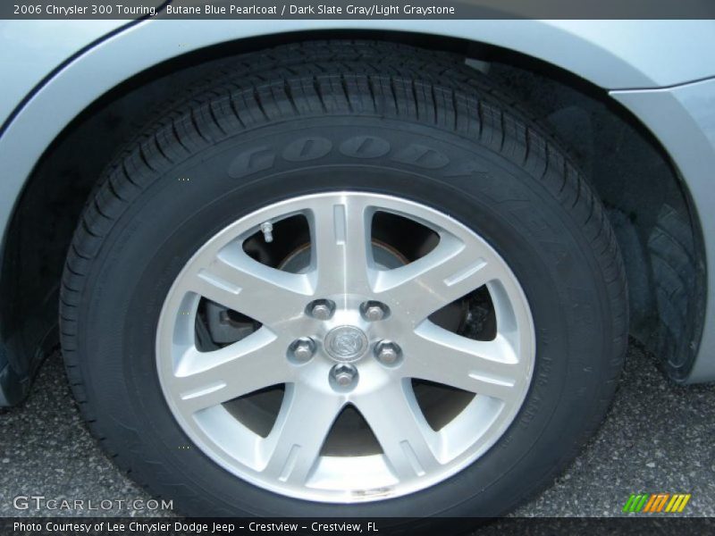 Butane Blue Pearlcoat / Dark Slate Gray/Light Graystone 2006 Chrysler 300 Touring