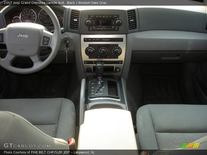 Black / Medium Slate Gray 2007 Jeep Grand Cherokee Laredo 4x4