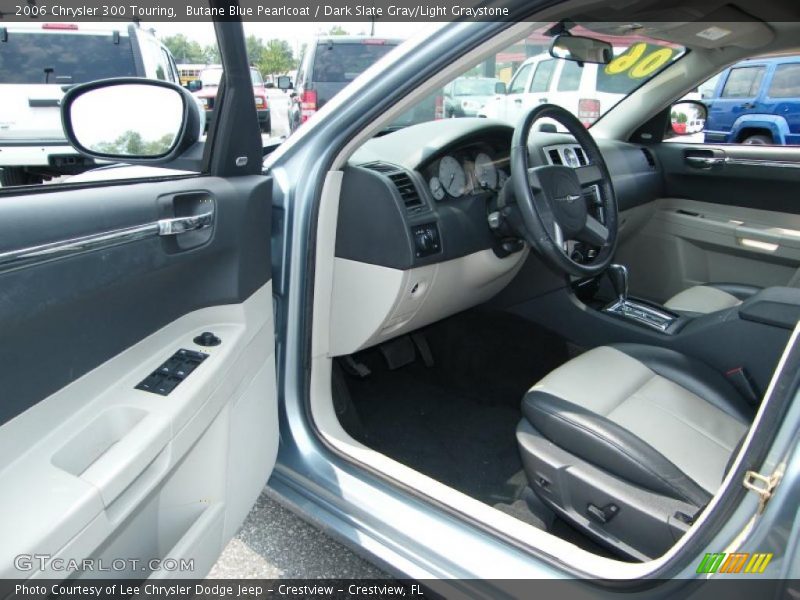 Butane Blue Pearlcoat / Dark Slate Gray/Light Graystone 2006 Chrysler 300 Touring