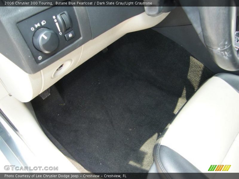 Butane Blue Pearlcoat / Dark Slate Gray/Light Graystone 2006 Chrysler 300 Touring