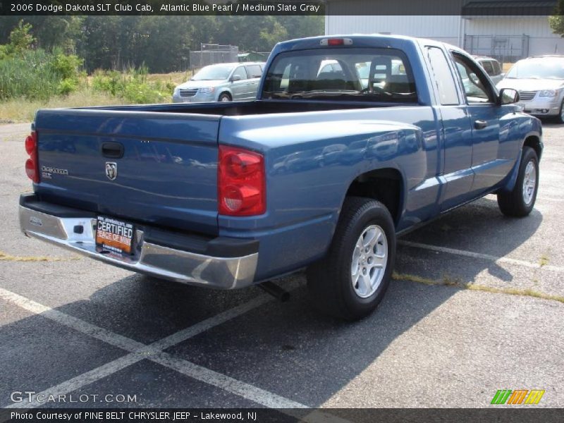 Atlantic Blue Pearl / Medium Slate Gray 2006 Dodge Dakota SLT Club Cab