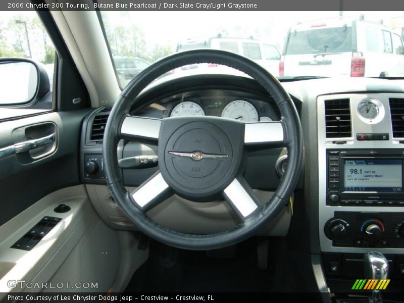 Butane Blue Pearlcoat / Dark Slate Gray/Light Graystone 2006 Chrysler 300 Touring