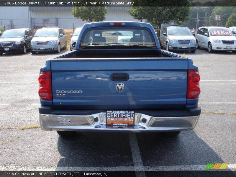 Atlantic Blue Pearl / Medium Slate Gray 2006 Dodge Dakota SLT Club Cab