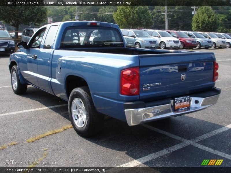 Atlantic Blue Pearl / Medium Slate Gray 2006 Dodge Dakota SLT Club Cab