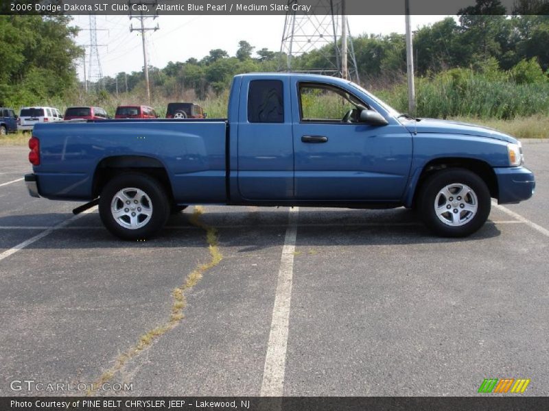 Atlantic Blue Pearl / Medium Slate Gray 2006 Dodge Dakota SLT Club Cab