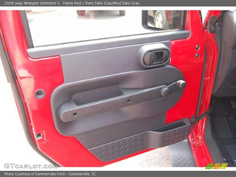 Flame Red / Dark Slate Gray/Med Slate Gray 2008 Jeep Wrangler Unlimited X