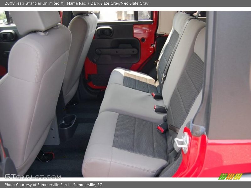 Flame Red / Dark Slate Gray/Med Slate Gray 2008 Jeep Wrangler Unlimited X