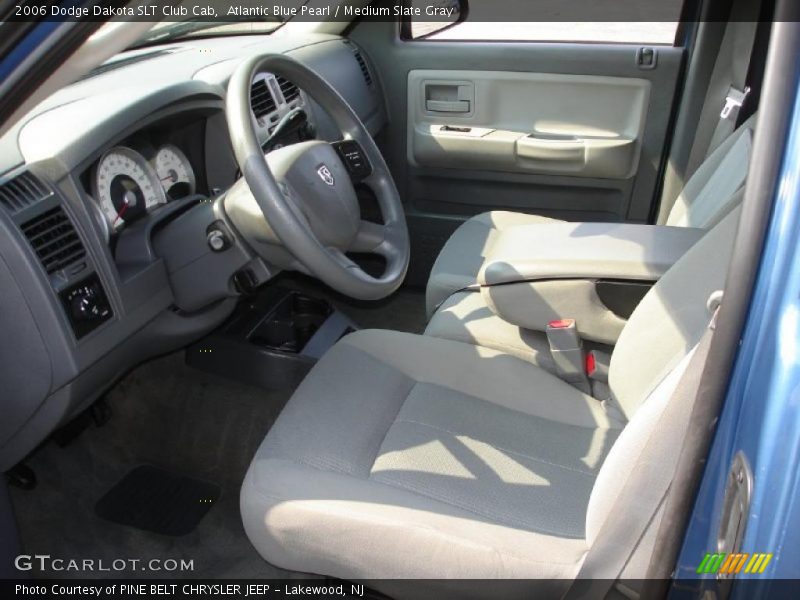 Atlantic Blue Pearl / Medium Slate Gray 2006 Dodge Dakota SLT Club Cab