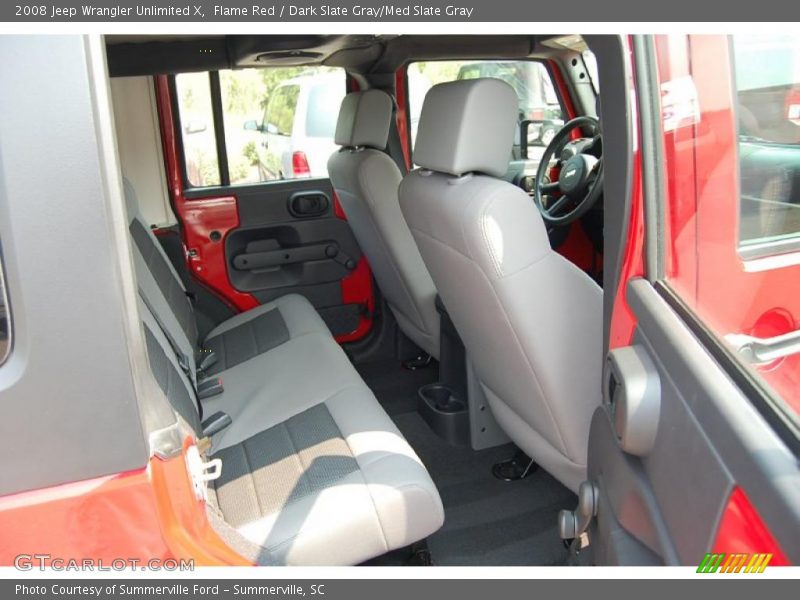 Flame Red / Dark Slate Gray/Med Slate Gray 2008 Jeep Wrangler Unlimited X