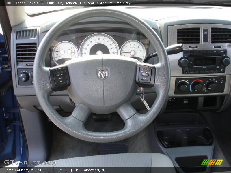 Atlantic Blue Pearl / Medium Slate Gray 2006 Dodge Dakota SLT Club Cab