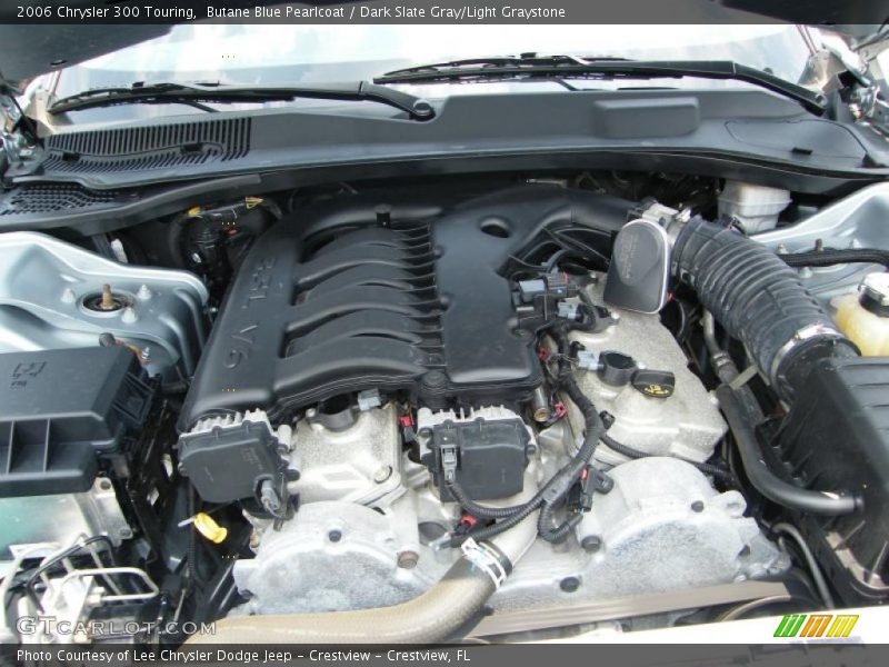 Butane Blue Pearlcoat / Dark Slate Gray/Light Graystone 2006 Chrysler 300 Touring