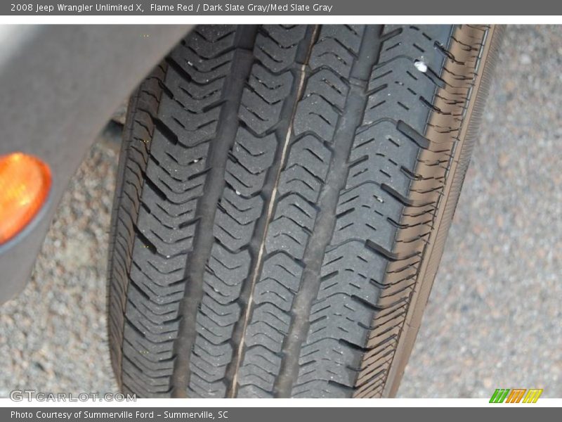 Flame Red / Dark Slate Gray/Med Slate Gray 2008 Jeep Wrangler Unlimited X