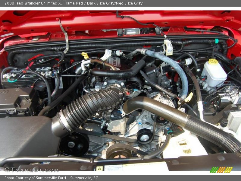 Flame Red / Dark Slate Gray/Med Slate Gray 2008 Jeep Wrangler Unlimited X