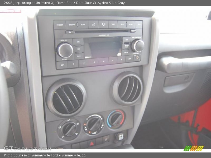 Flame Red / Dark Slate Gray/Med Slate Gray 2008 Jeep Wrangler Unlimited X