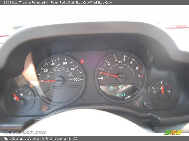 Flame Red / Dark Slate Gray/Med Slate Gray 2008 Jeep Wrangler Unlimited X
