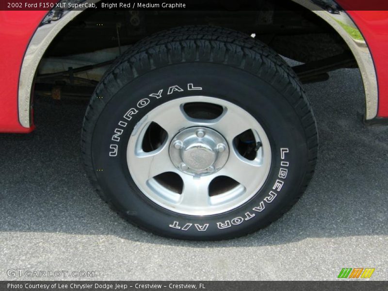 Bright Red / Medium Graphite 2002 Ford F150 XLT SuperCab