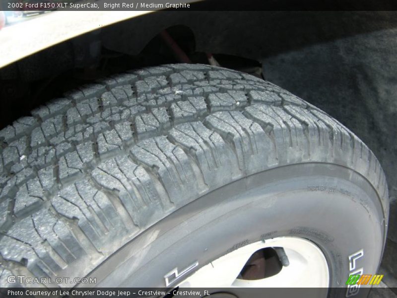 Bright Red / Medium Graphite 2002 Ford F150 XLT SuperCab