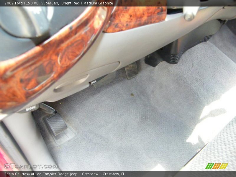Bright Red / Medium Graphite 2002 Ford F150 XLT SuperCab