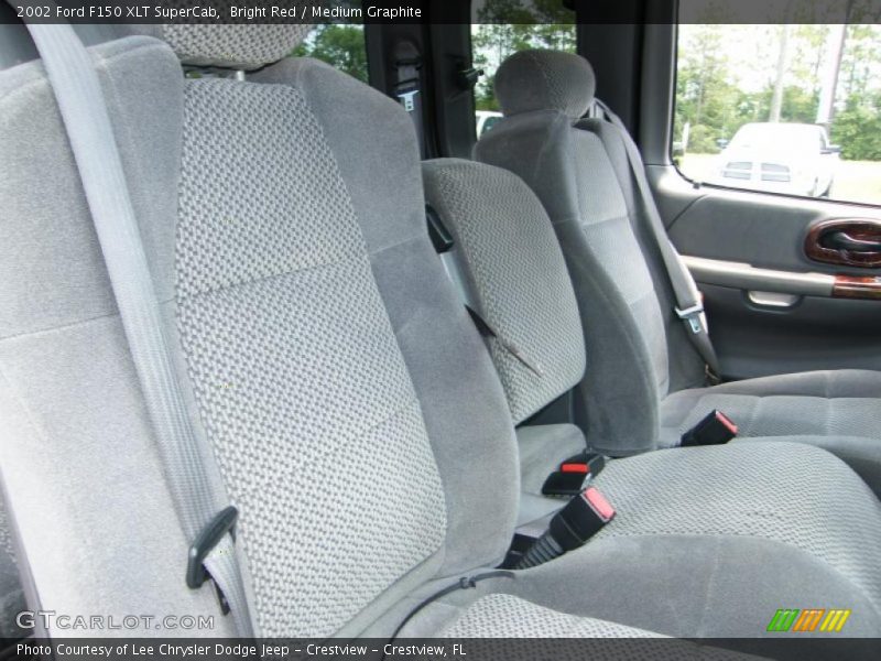 Bright Red / Medium Graphite 2002 Ford F150 XLT SuperCab