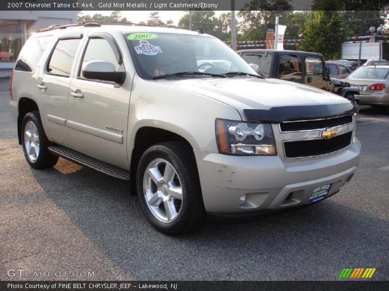 Gold Mist Metallic / Light Cashmere/Ebony 2007 Chevrolet Tahoe LT 4x4