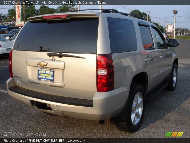 Gold Mist Metallic / Light Cashmere/Ebony 2007 Chevrolet Tahoe LT 4x4