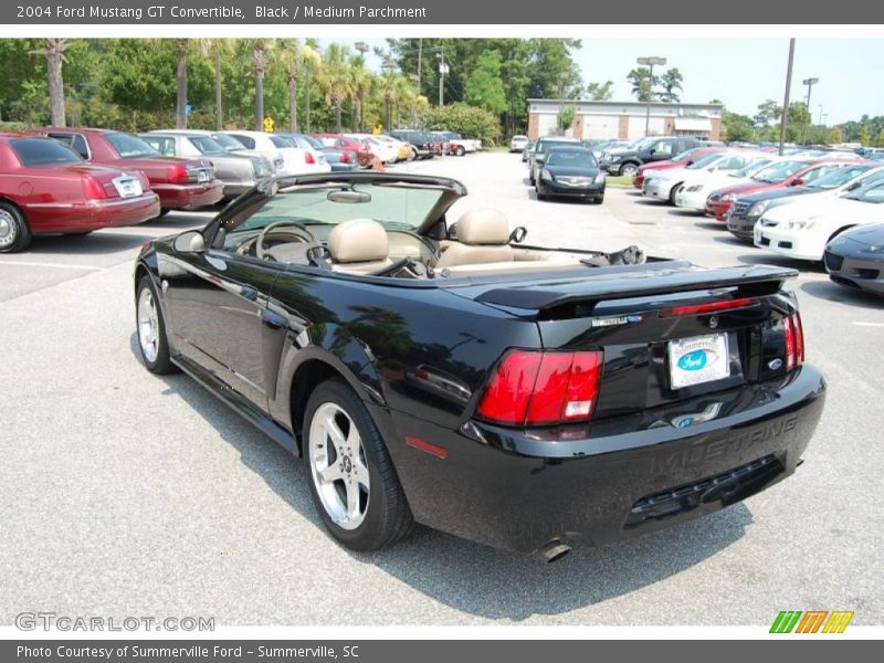 Black / Medium Parchment 2004 Ford Mustang GT Convertible