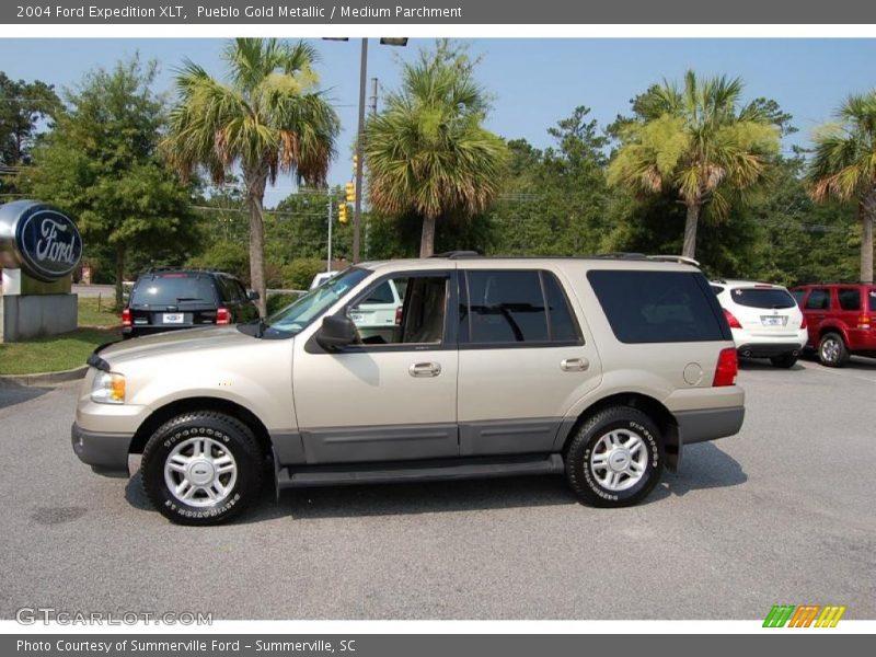 Pueblo Gold Metallic / Medium Parchment 2004 Ford Expedition XLT
