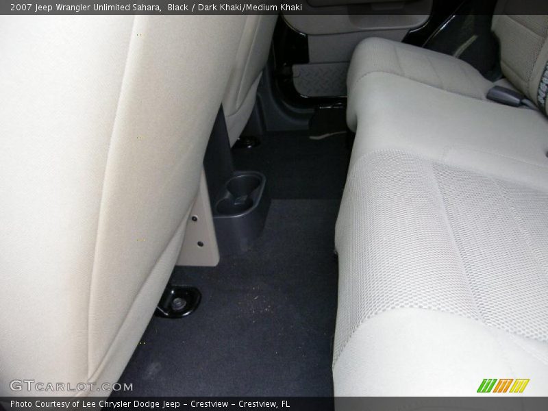 Black / Dark Khaki/Medium Khaki 2007 Jeep Wrangler Unlimited Sahara