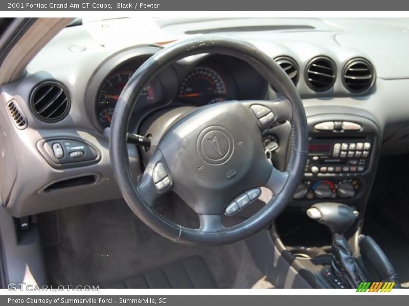 Black / Pewter 2001 Pontiac Grand Am GT Coupe