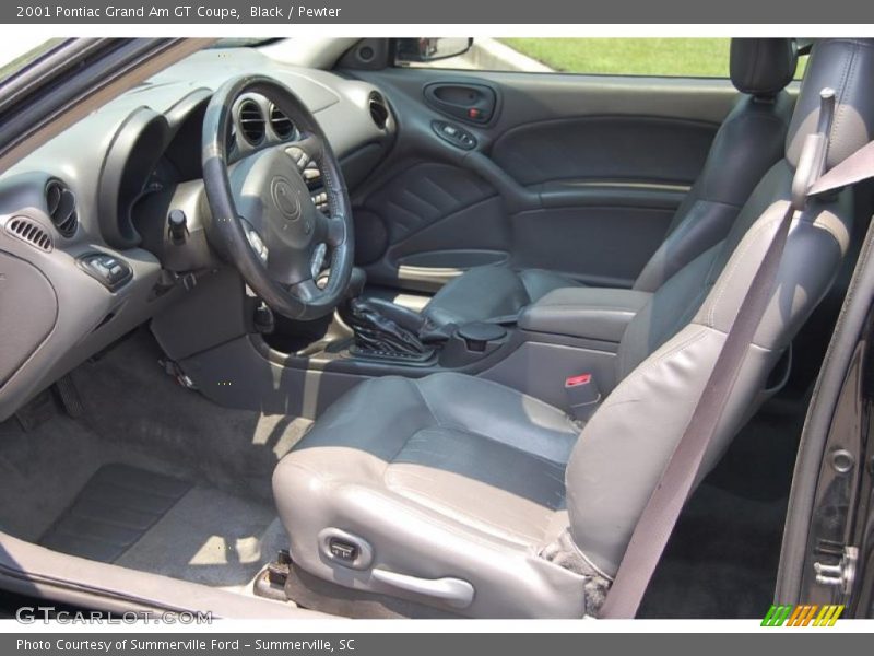 Black / Pewter 2001 Pontiac Grand Am GT Coupe