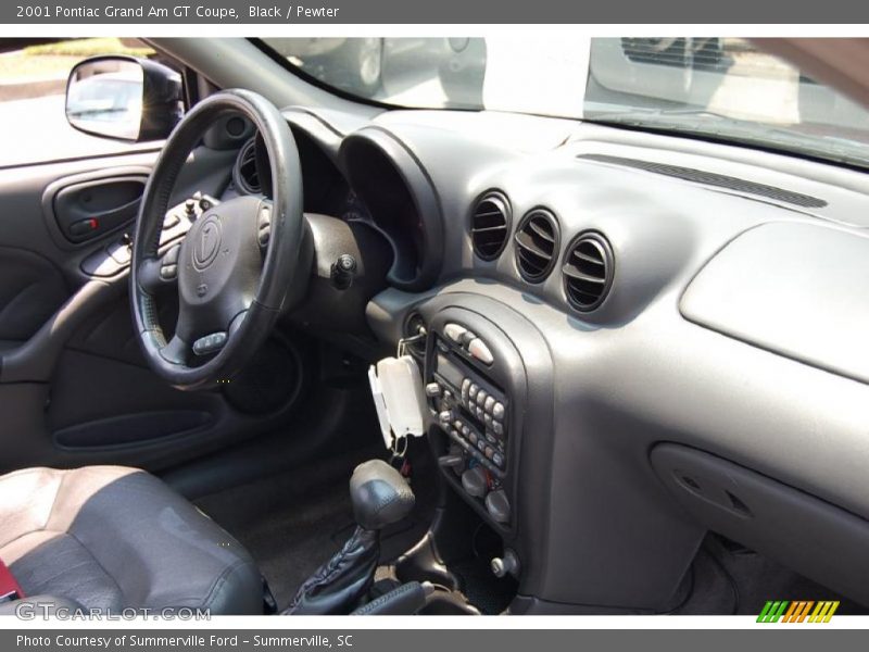 Black / Pewter 2001 Pontiac Grand Am GT Coupe