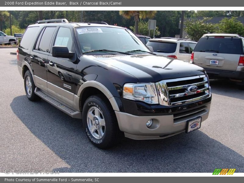 Black / Charcoal Black/Camel 2008 Ford Expedition Eddie Bauer