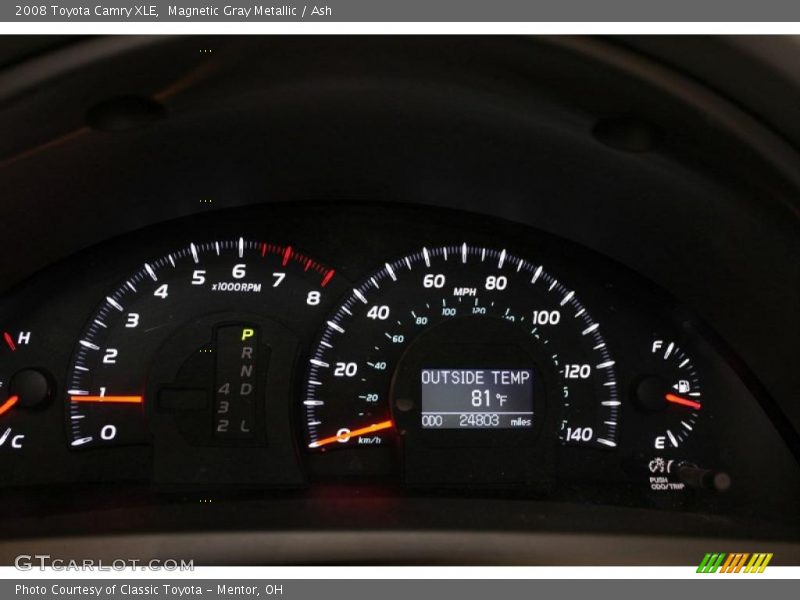 Magnetic Gray Metallic / Ash 2008 Toyota Camry XLE