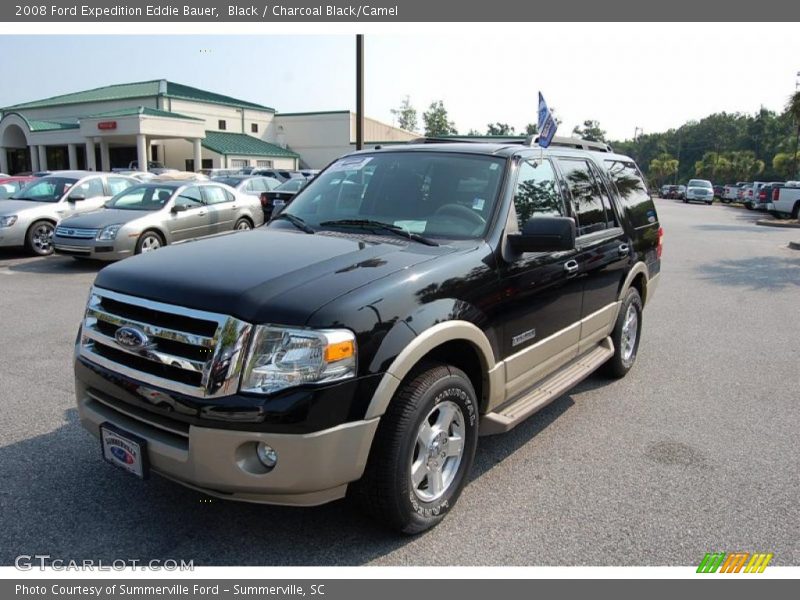 Black / Charcoal Black/Camel 2008 Ford Expedition Eddie Bauer