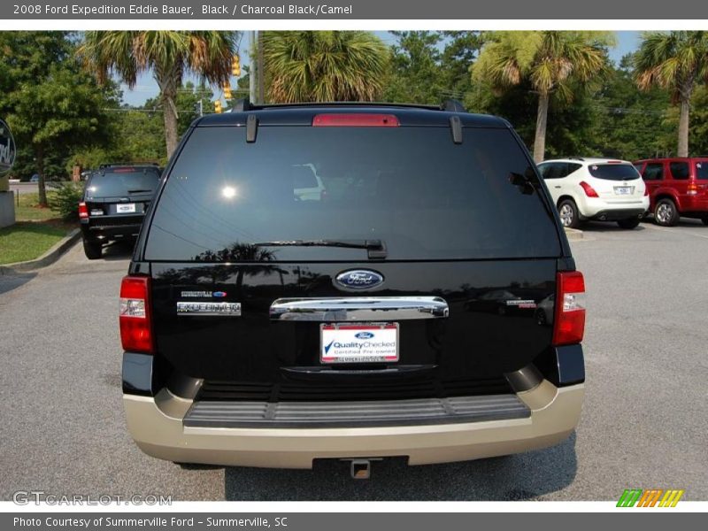Black / Charcoal Black/Camel 2008 Ford Expedition Eddie Bauer