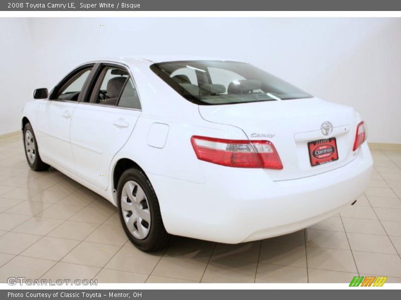 Super White / Bisque 2008 Toyota Camry LE