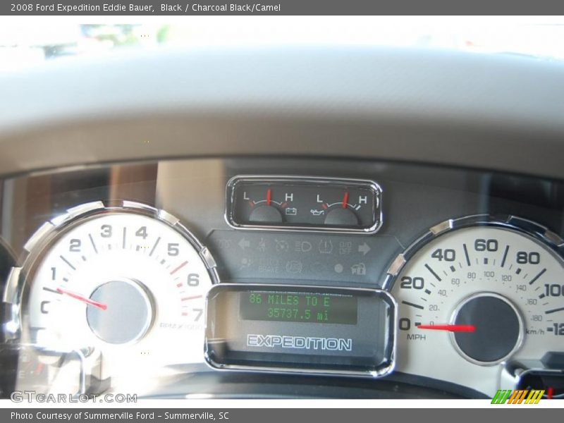 Black / Charcoal Black/Camel 2008 Ford Expedition Eddie Bauer