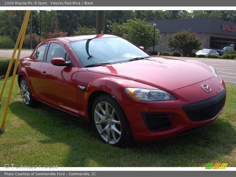 Velocity Red Mica / Black 2009 Mazda RX-8 Sport