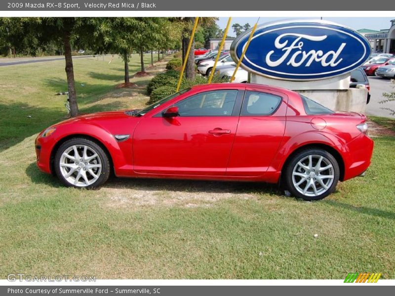 Velocity Red Mica / Black 2009 Mazda RX-8 Sport