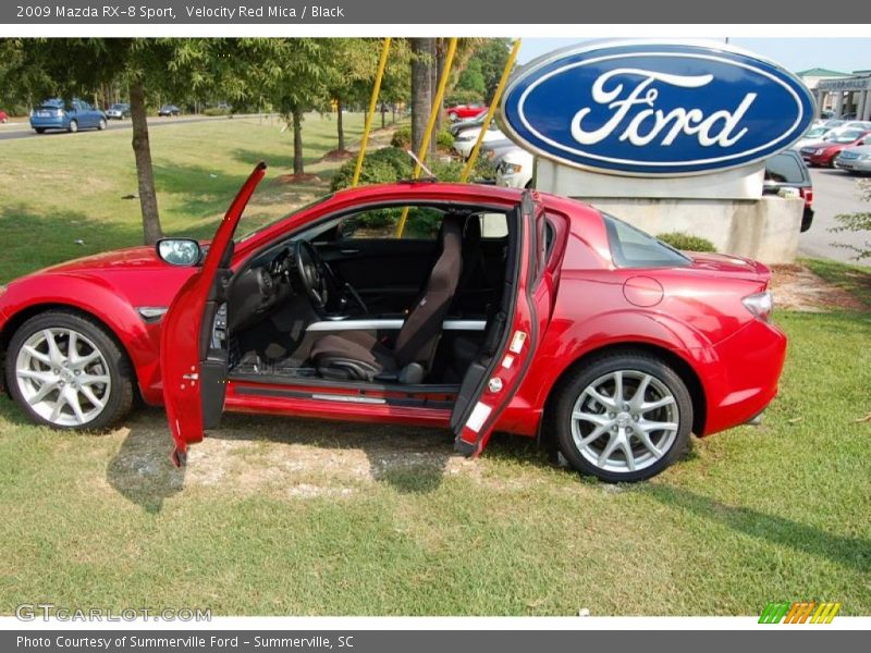 Velocity Red Mica / Black 2009 Mazda RX-8 Sport